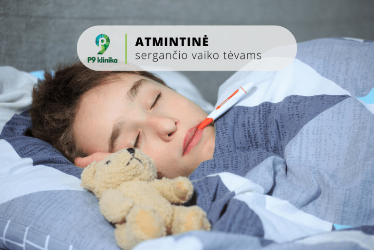 atmintinė sergančio vaiko tėvams