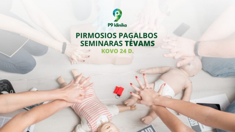 pirmoji pagalba tevams seminaras