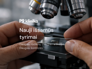 nauji laboratoriniai tyrimai